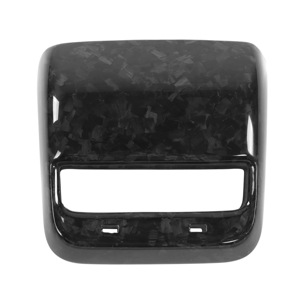 Rear Air Outlet Vent Frame Cover Dry Carbon Fiber Trim Fit for Tesla Model 3 2018‑2021Glossy Marble Texture