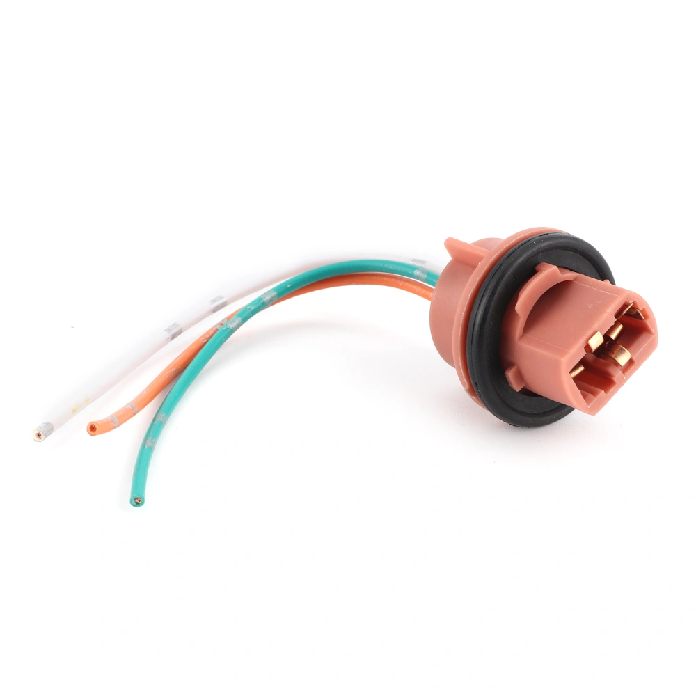 BuyWeek 7443 Light Bulb Socket Brake Lamp Bulb Plug Copper Core Wire Dual Filament Plug and Play