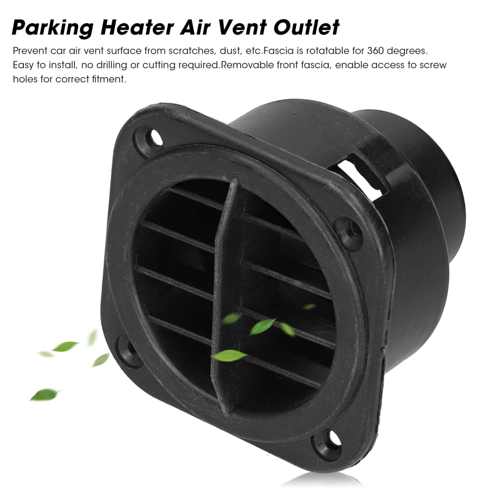 BuyWeek Air Vent Outlet Car Parking Heater Air Conditioner Steering Head Square Auto Parts 22105089210042mm