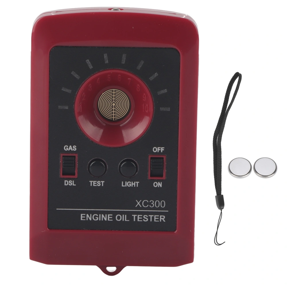 Engine Oil Quality Tester Analyzer Detector Gas Diesel Fluid Detection Tool W/LED Indicator