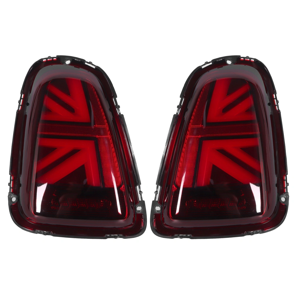 VLAND for JCW Union Jack Full LED Tail Lights Red Lens Fits for R56 R57 Pre‑LCI 2007‑2013