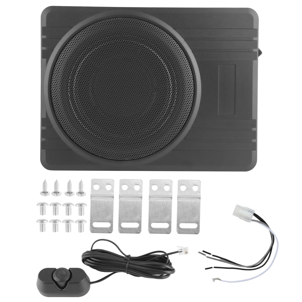 10in 12V 800W Under Seat Subwoofer Slim Audio Bass Speaker Clear Sound for Car Modification