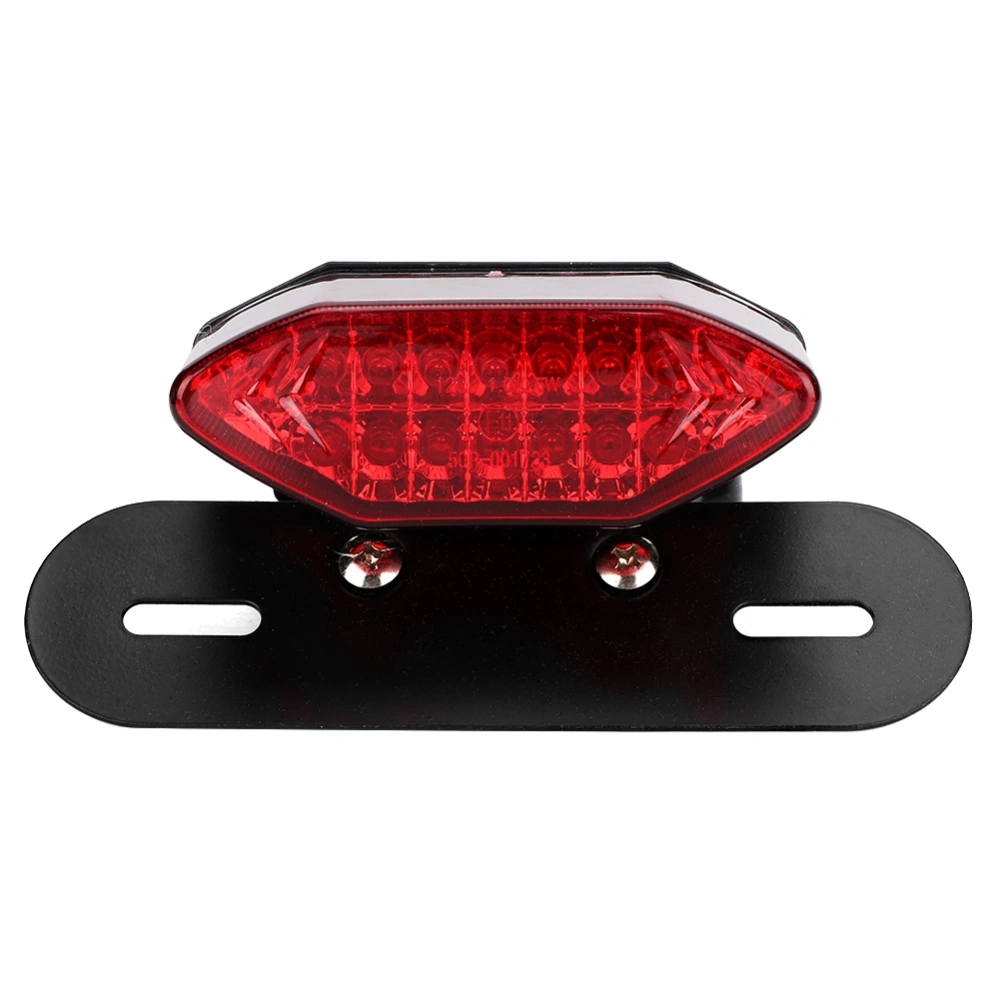 Universal Vintage Motorcycle LED Tail Light Turn Signal Lamp Taillight Fits for YamahaRed