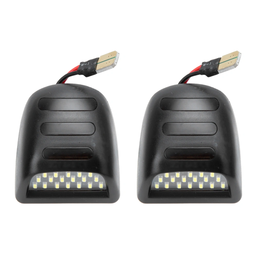 2Pcs LED License Number Plate Lamp Light Fit for Chevy Silverado 1500 1999-2013DC12V