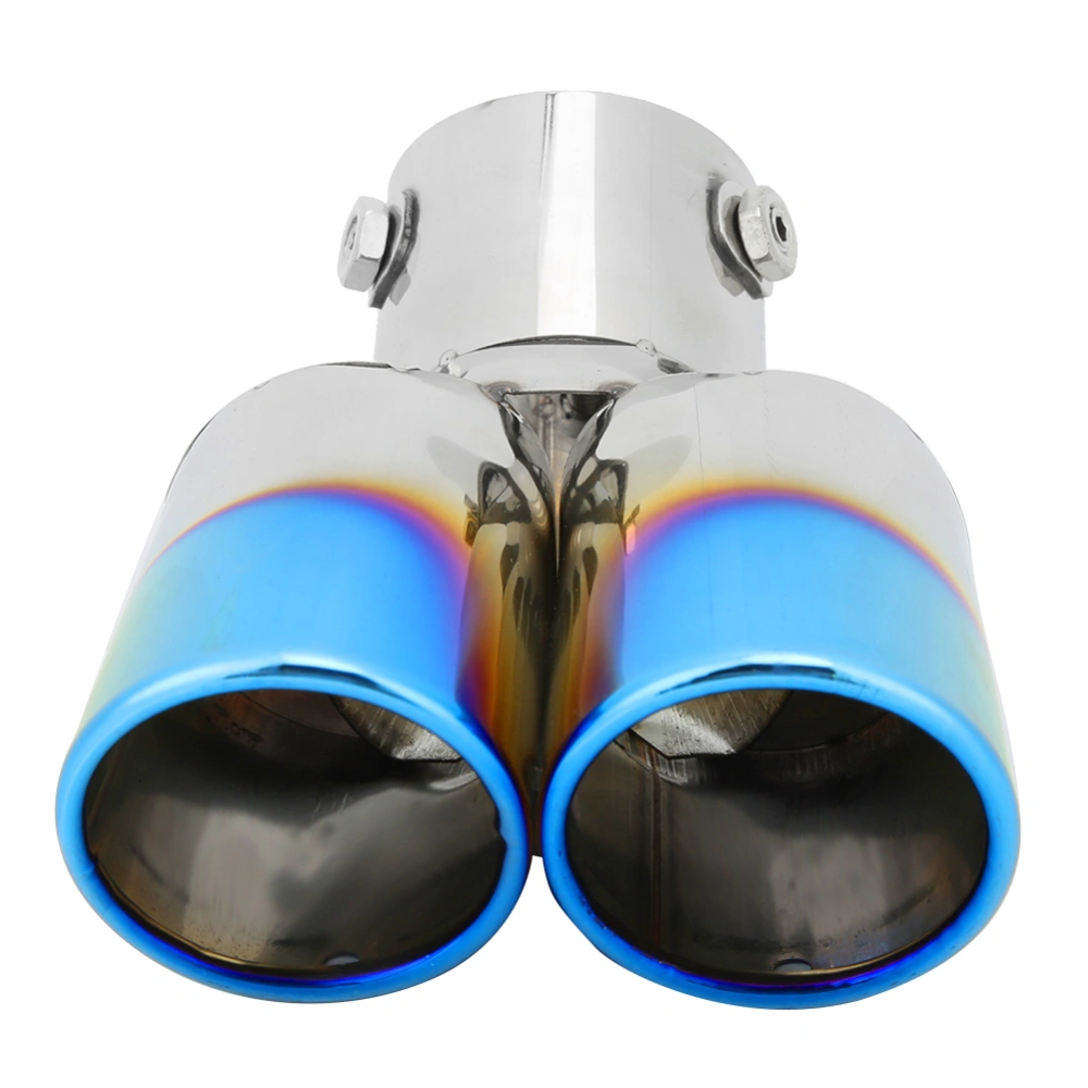 Universal 2.4in Stainless Steel Exhaust Tip Pipe Auto Car Modification Accessory