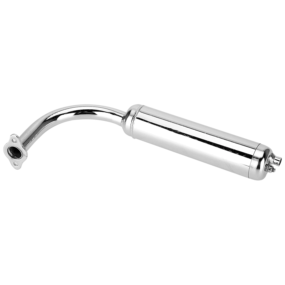 BuyWeek Motorized Bicycle Bike Engine Exhaust Pipe Muffler Fits for 48cc 66cc 70cc 80cc