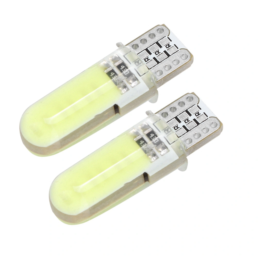 BuyWeek 10pcs T10 COB Double sided Silica Gel Car Marker Lamp Vehicle Parking Side Light (Green)