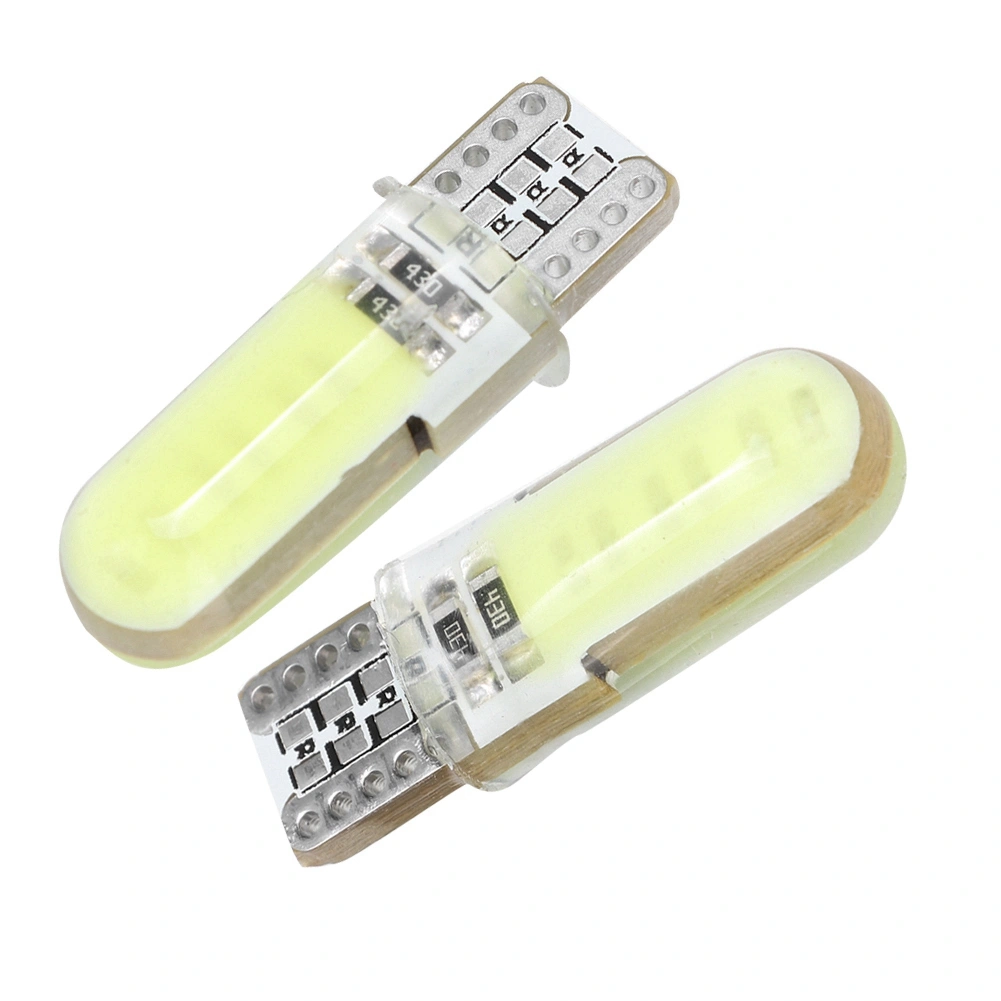 BuyWeek 10pcs T10 COB Double sided Silica Gel Car Marker Lamp Vehicle Parking Side Light (Green)