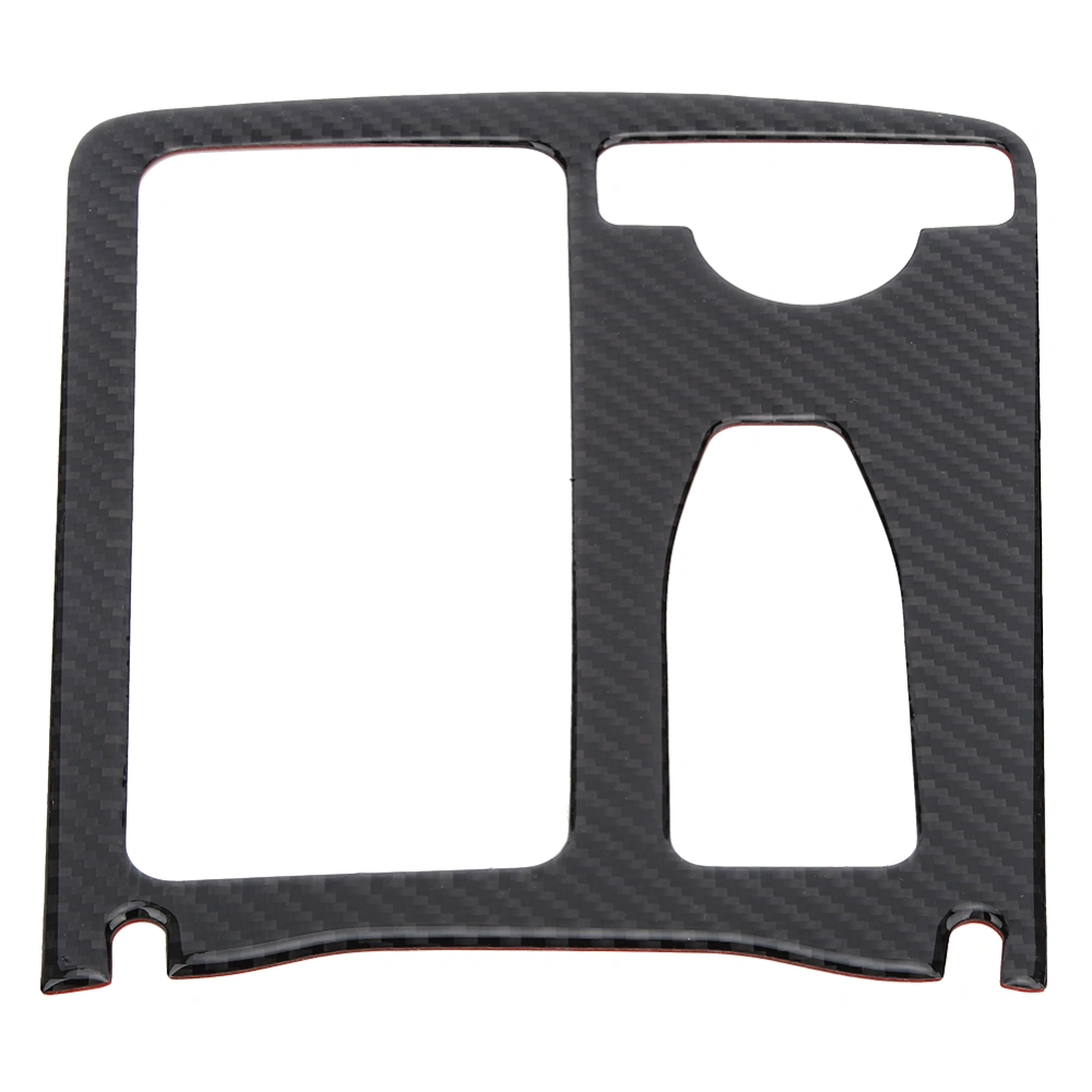 Carbon Fiber Water Cup Holder Trim Cover fit for Mercedes Benz C class w204 07-13