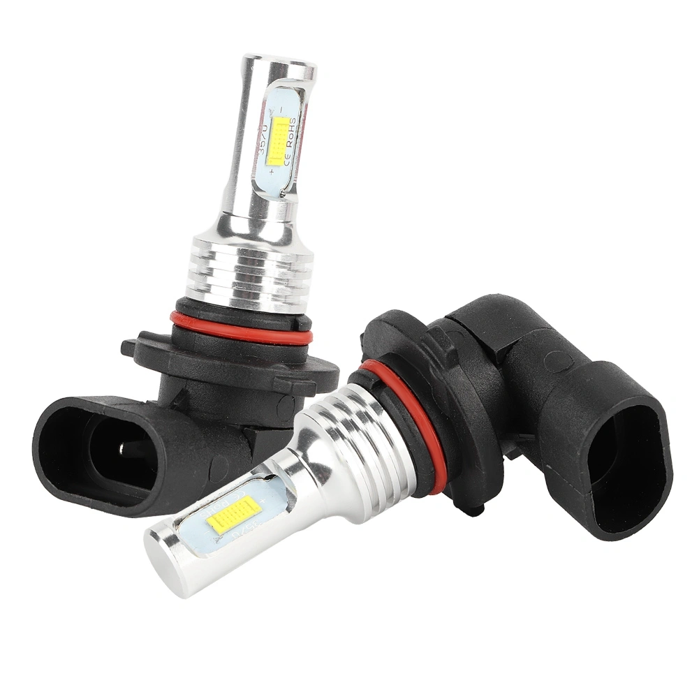 BuyWeek 2Pcs 80W 3200LM 3000K 3570 Car LED Fog Light Bulb CSp Chips Fog Lamp Bulbs(9005/9006)