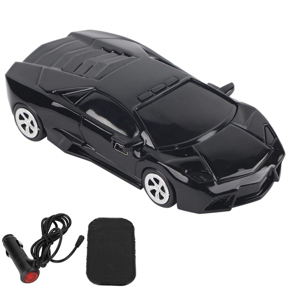 12V GPS Car Speed Detection Safety Radar Detector Voice Alert Laser(Black)