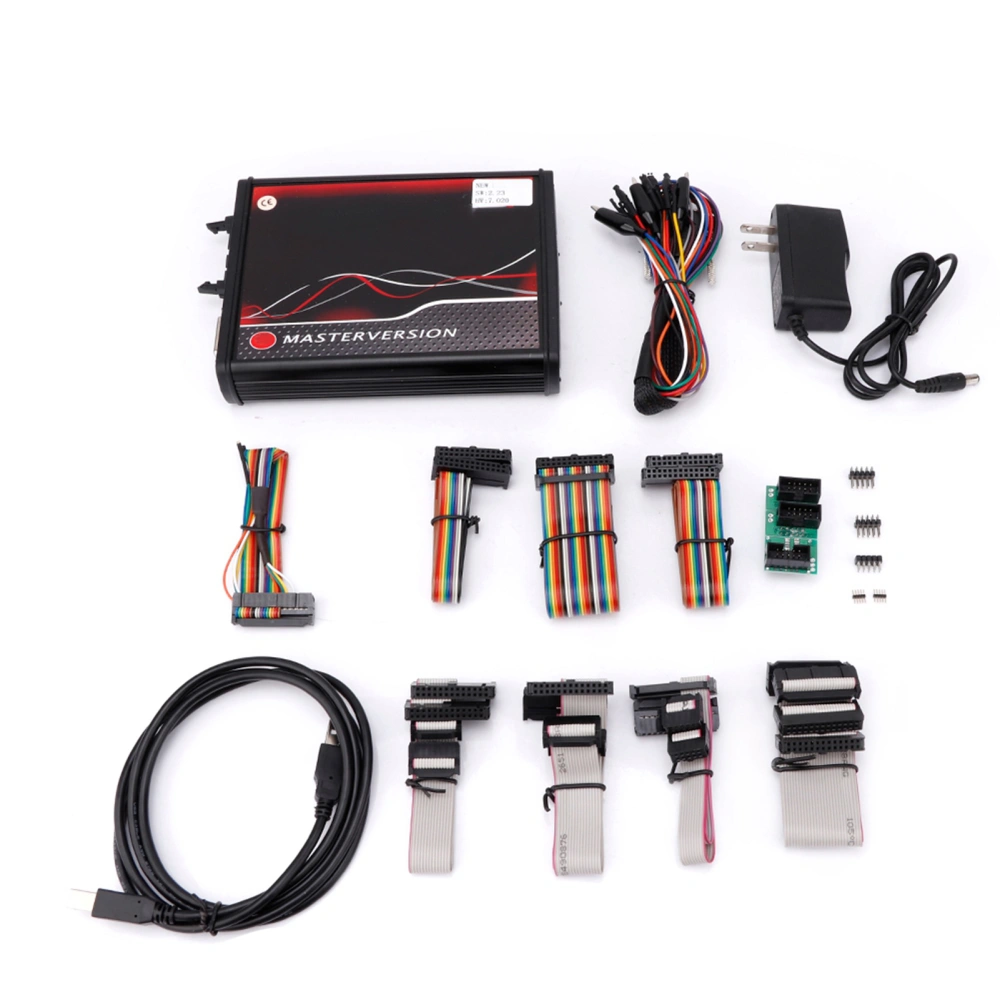 V7.020 ECU Programming Tool Unlimited Token Car Diagnostic Tool with Red PCB US Plug 100‑240V