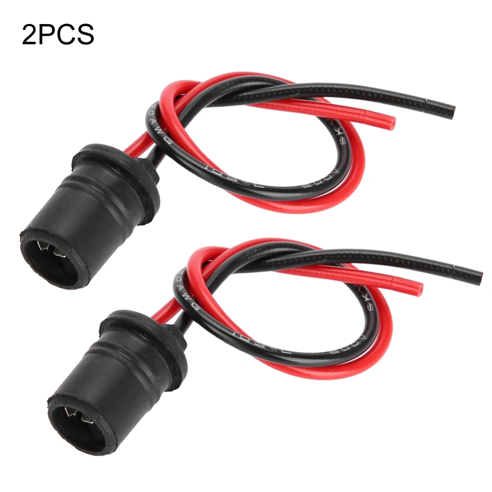 BuyWeek Black T10 Wiring Harness Socket Pre-wiring Socket LED Bulbs Xenon Lamp Bulb Connector 2