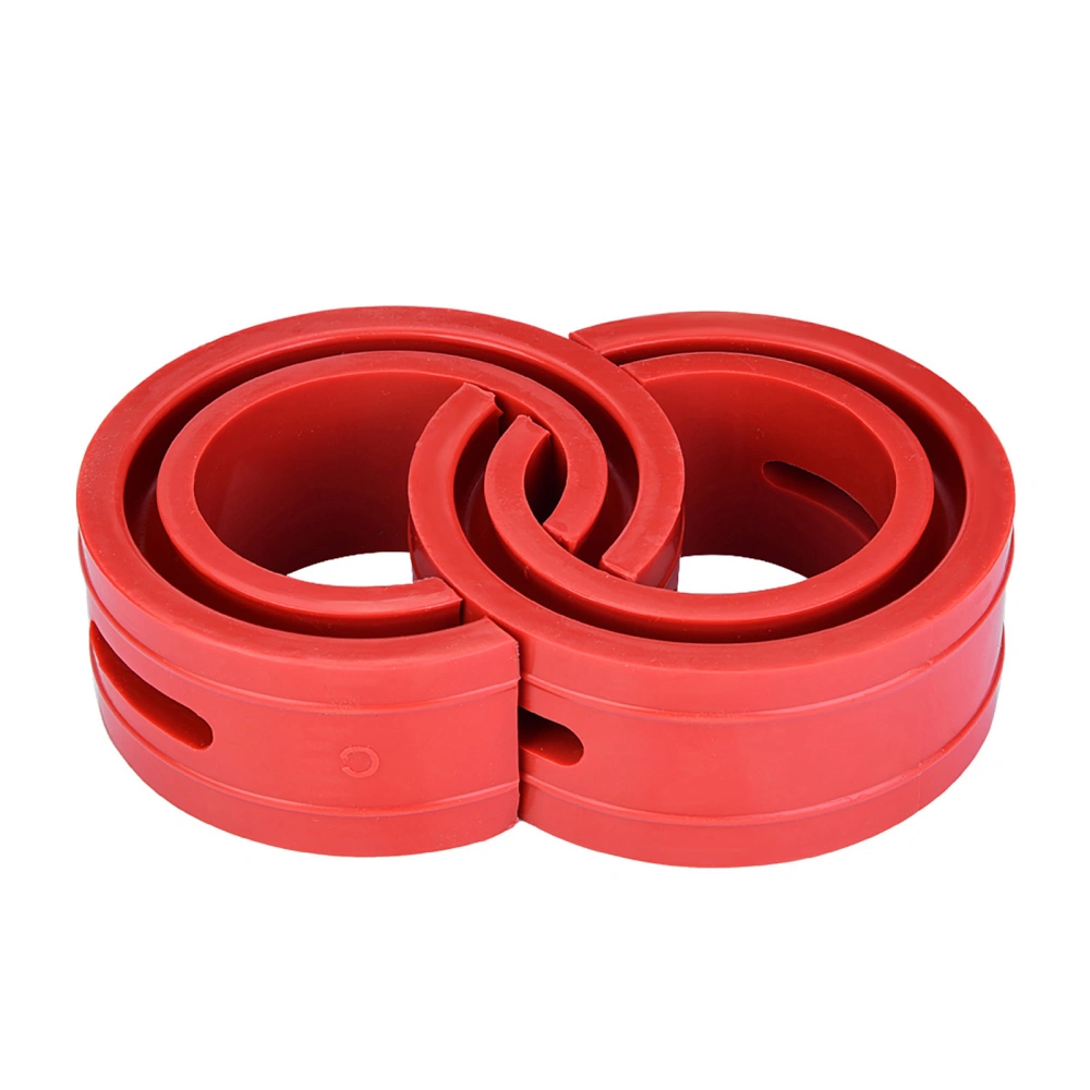 2pc Red Car Shock Absorber Buffer Spring Bumper Cushion Type C