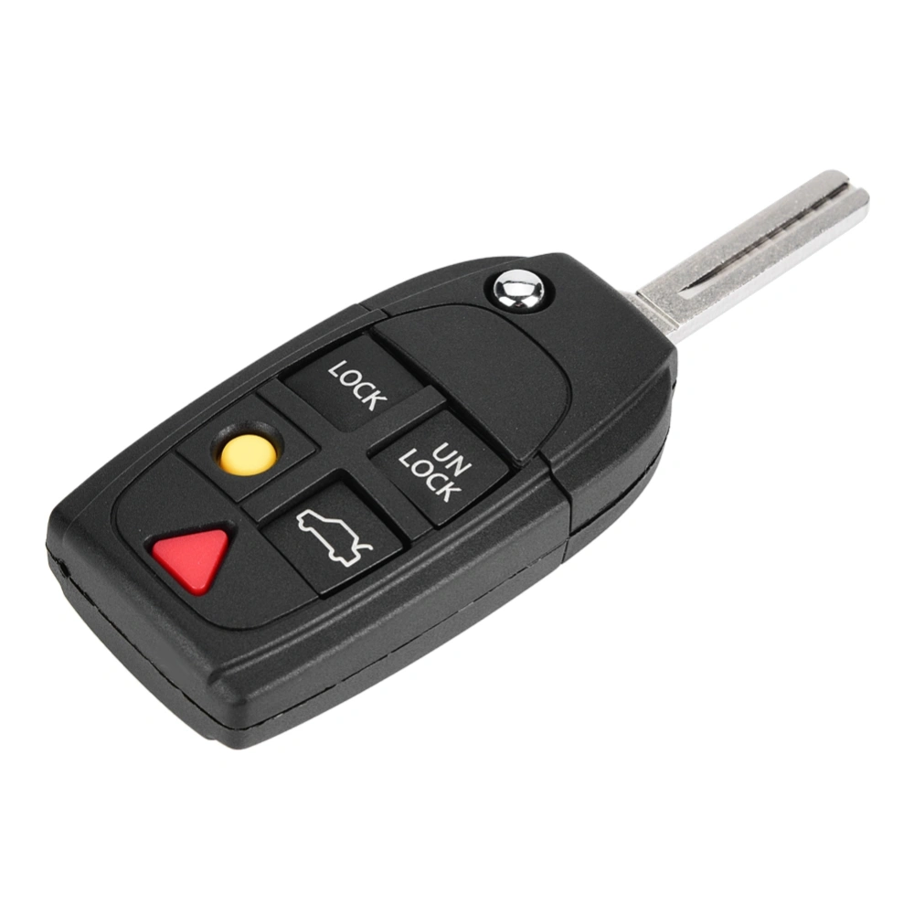 Car Button Remote Flip Key Shell Case for Volvo S60 S80 V70 XC70 XC90