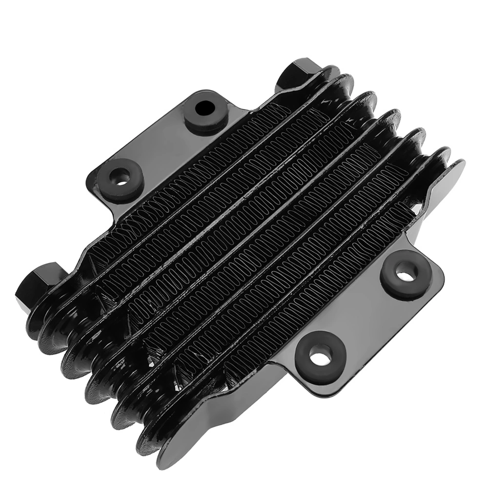 Aluminum 85ml Engine Oil Cooler Cooling Radiator for 100CC-250CC Motorcycle Dirt Bike ATV Black