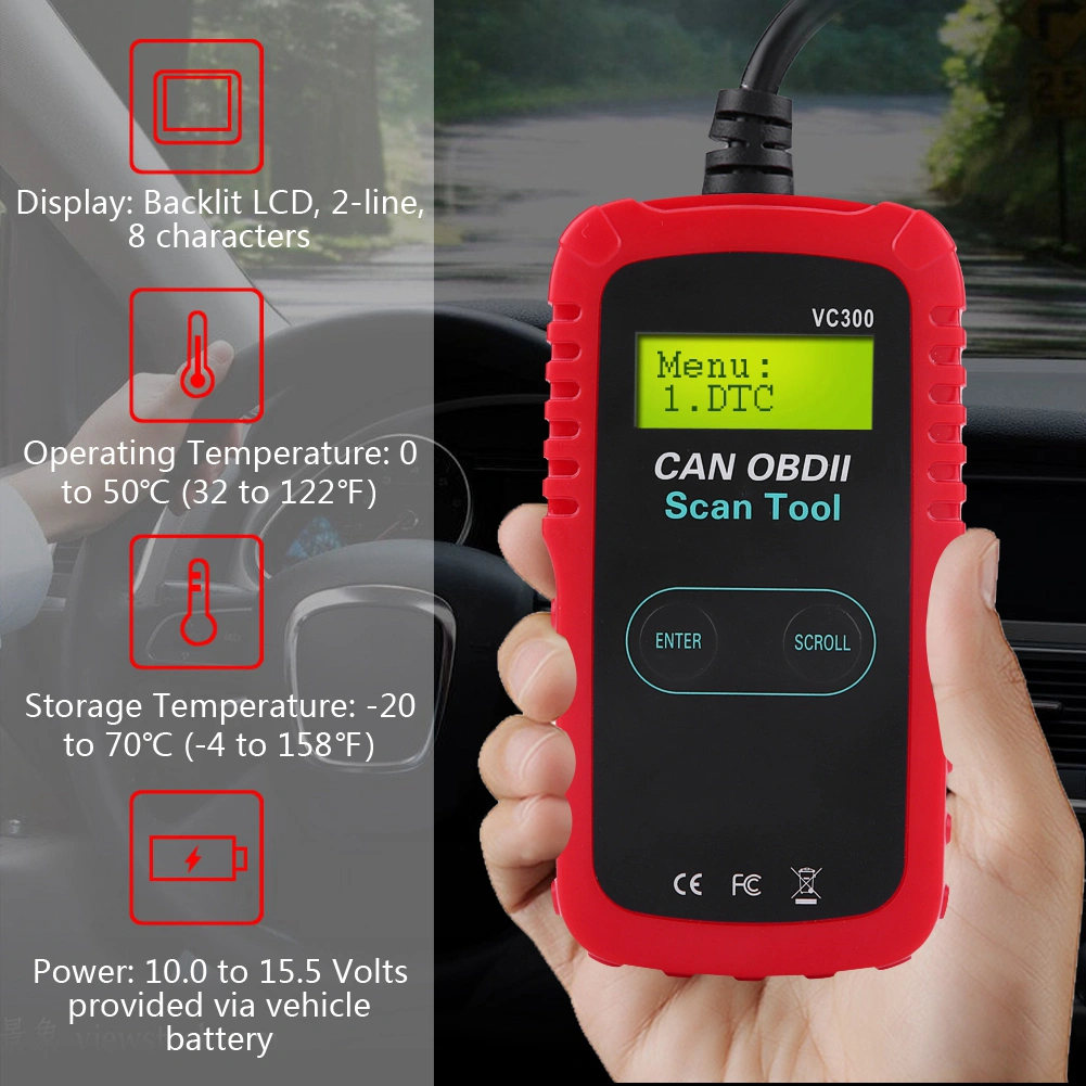 BuyWeek Car Auto OBDII OBD2 OBD Diagnostic Scanner Tool Fault Code Reader