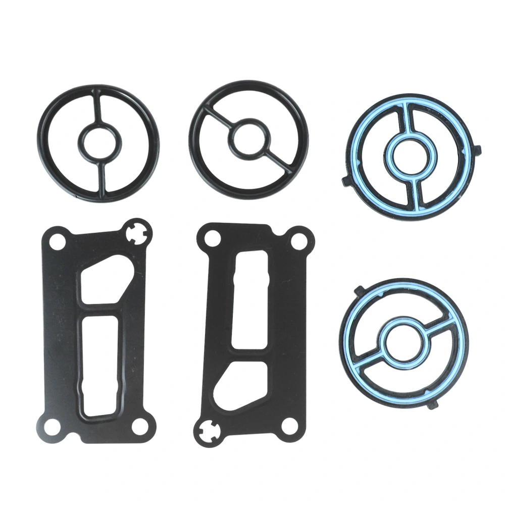 Engine Oil Cooler Gasket Set High Strength Rugged LF02 14 700 Replacement for MAZDA 3 5 6 CX‑7