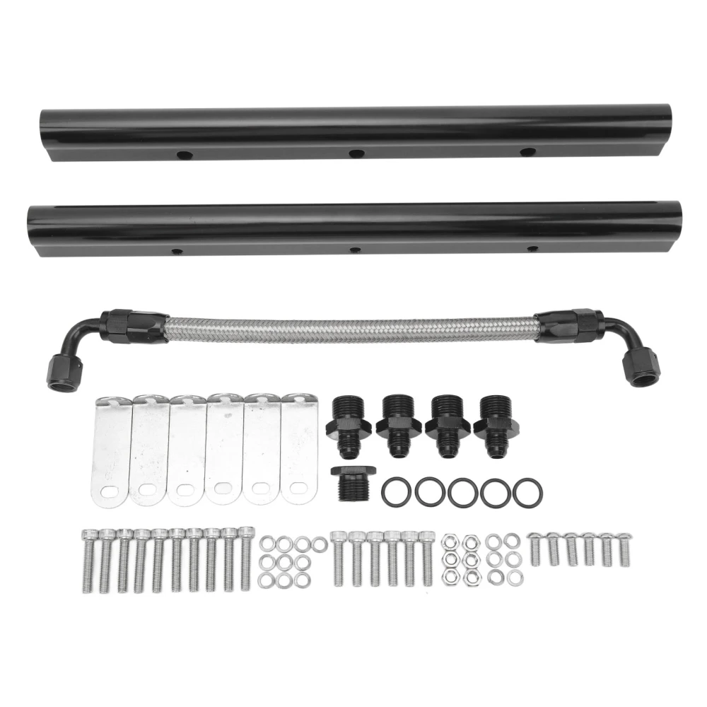 EFI Fuel Rails Set Intake Aluminium Alloy Intake Manifolds Fuel Rails Kit for LS LS1 LS2 LS3 LS6 LSX Engine