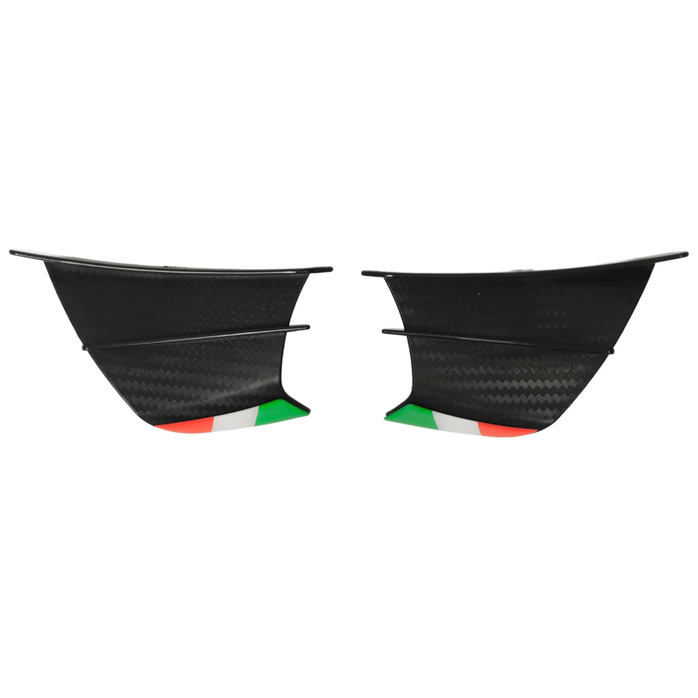 2PCs Motorcycle Wing Side Spoiler Fairings Winglets Fit for NINJA 400 250 Z900 Z1000 Matte Carbon Fiber Style