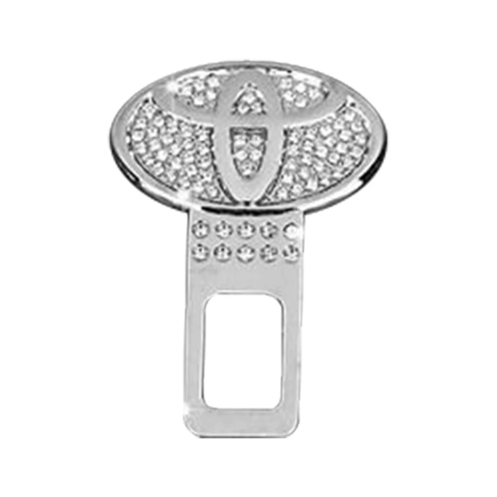 Seat Belt Clips Rhinestones Compact Portable Comfortable Seat Belt Adjuster for Car Type2