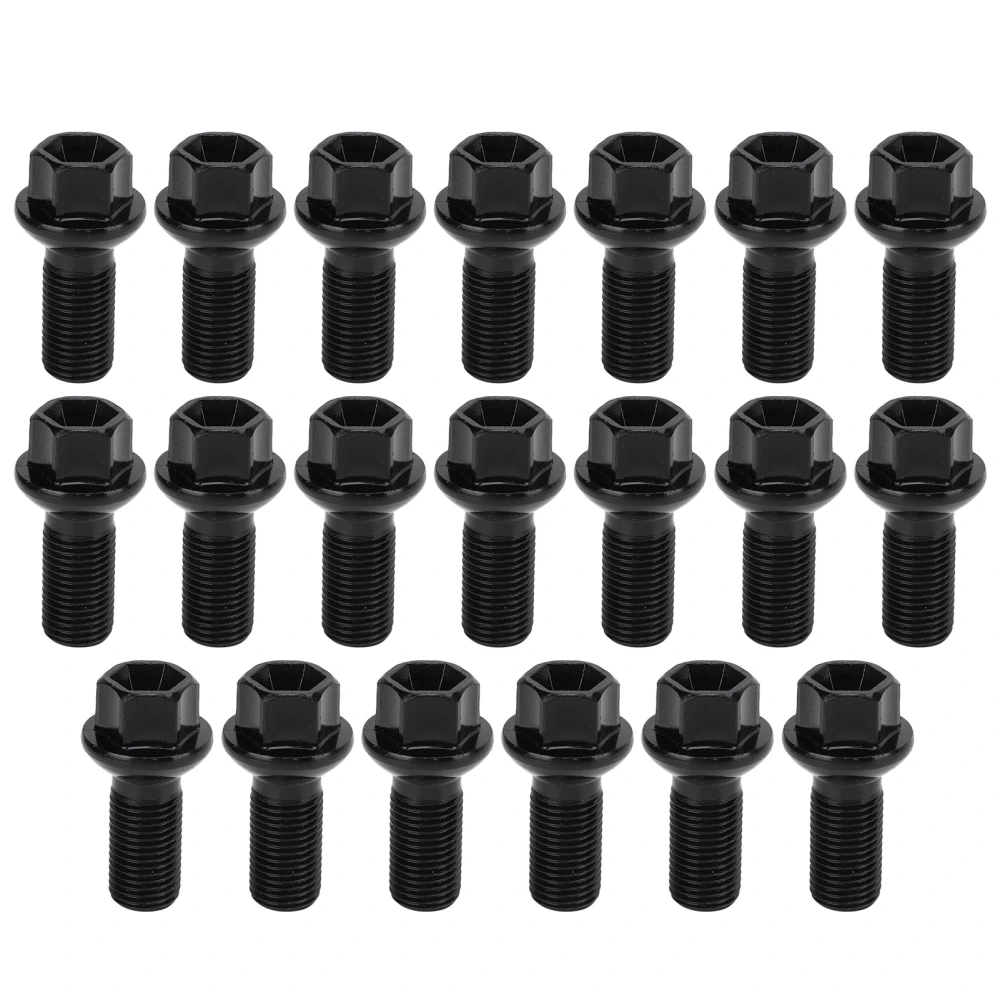 20pcs Wheel Lug Bolt Stud 0009904907 0009906707 Replacement for Mercedes‑Benz W163 W164 W211 W212 W219