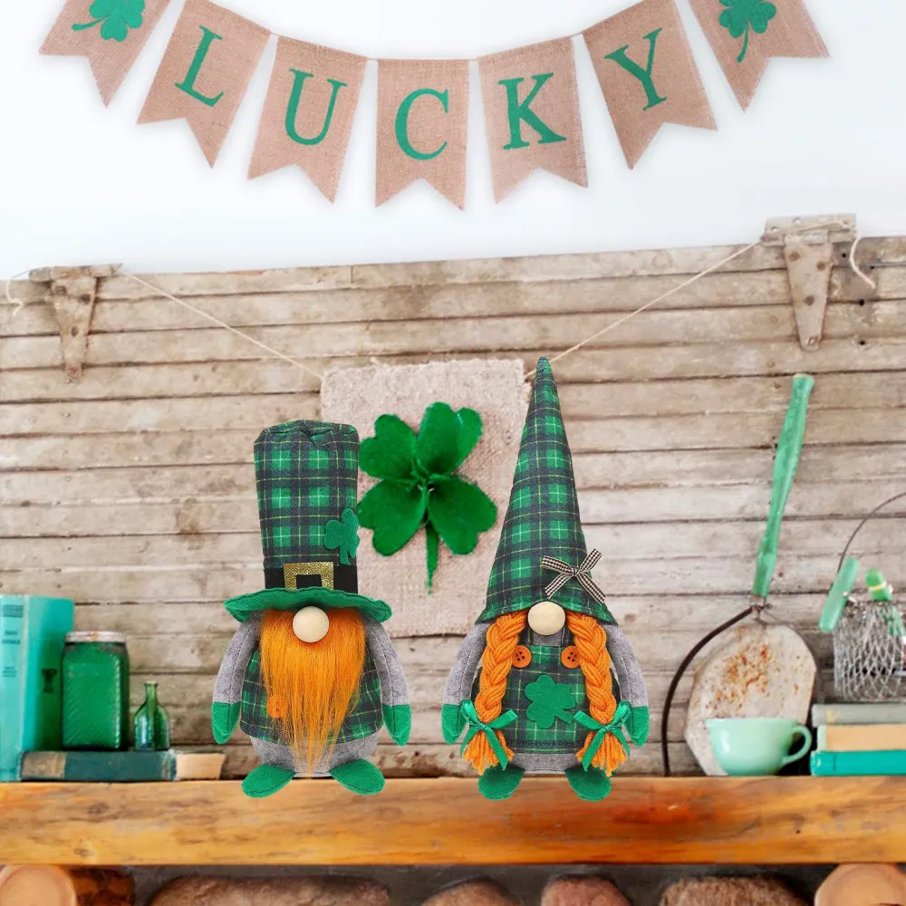 Irish Patrick's Day Decoration Green Little Doll