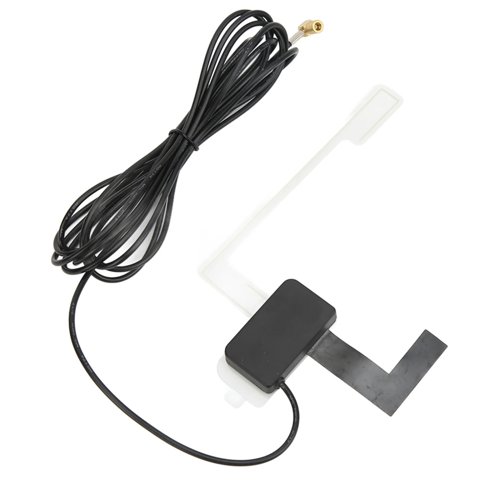 BuyWeek Car Radio Windscreen Antenna DAB SMB Connector 10DB Gain Stable Signal for Vehicle Truck Audio