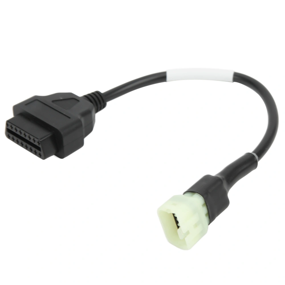 BuyWeek OBD2 6 Pin Diagnostic Cable Conversion Adapter for Motorcycle for Delphi ECU with Connector