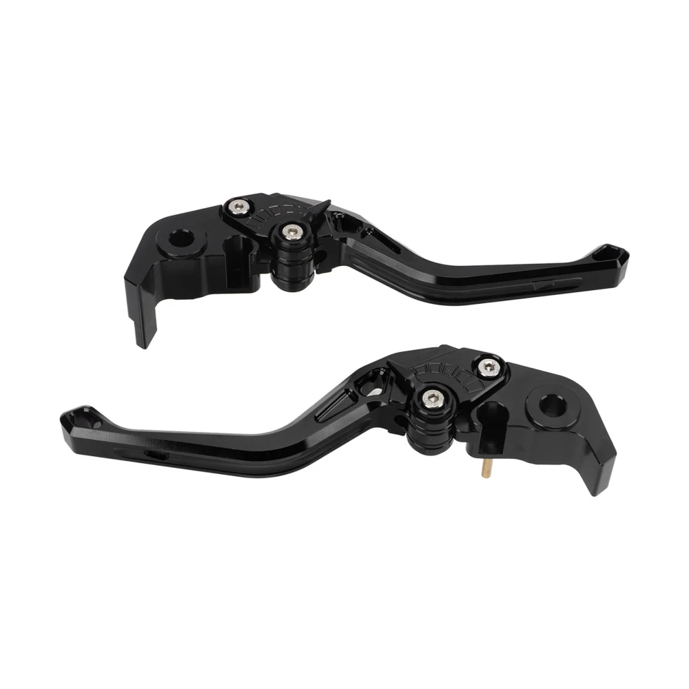 2pcs Brake Clutch Lever Set Extendable Adjustable CNC Aluminum Alloy Replacement for DUCATI Streetfighter PanigaleBlack