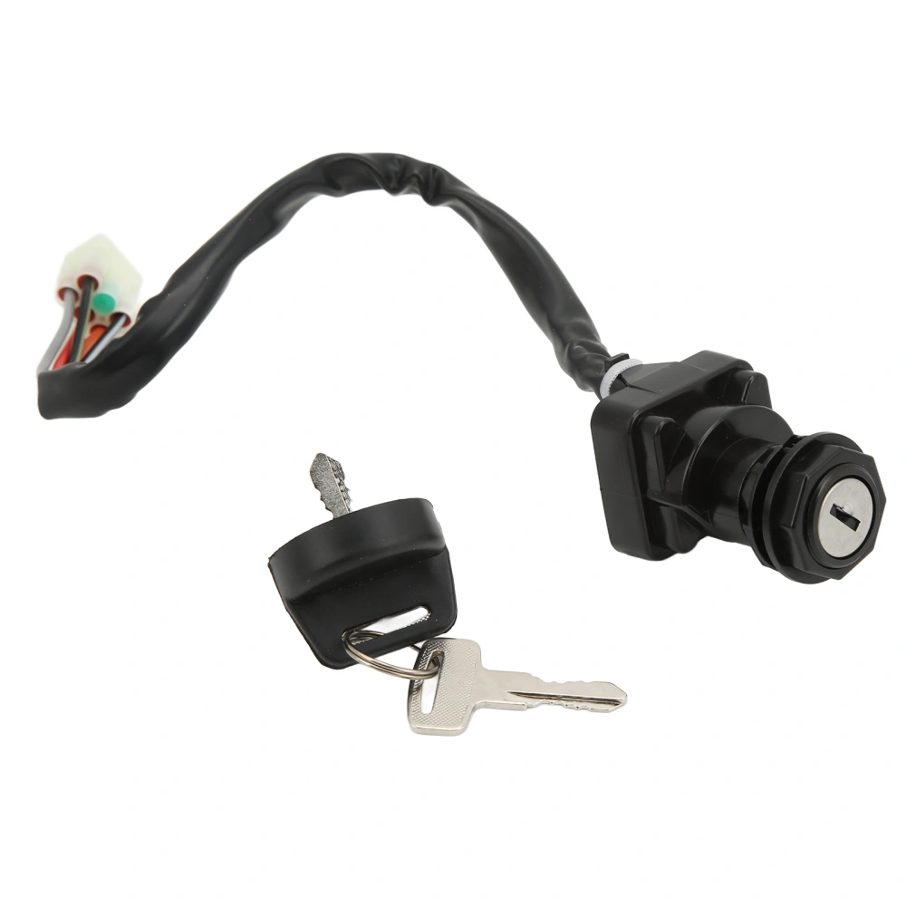 Ignition Key Switch Black Rustproof Antiaging Replacement for Suzuki LTA400 LTA400F KING QUAD