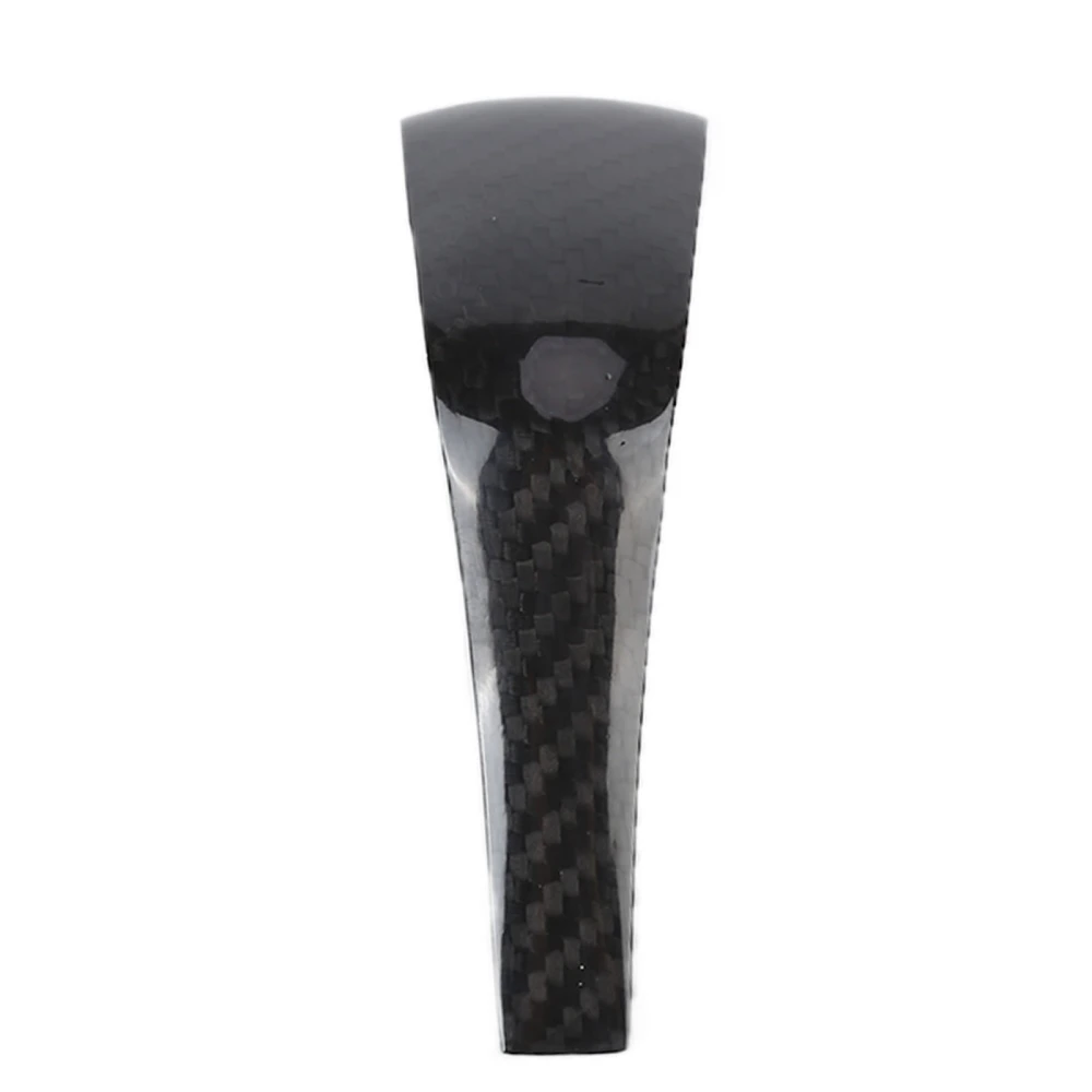 Shift Knob Trim Sticker Carbon Fiber Car Interior Decor Replacement for Cayenne 2011‑2017