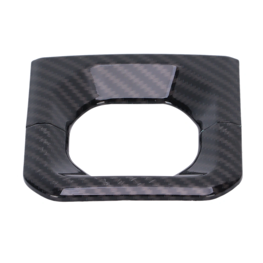 Gear Shift Knob Base Trim Cover Carbon Fiber Style Replacement for Land Rover Defender 110 2020‑2021