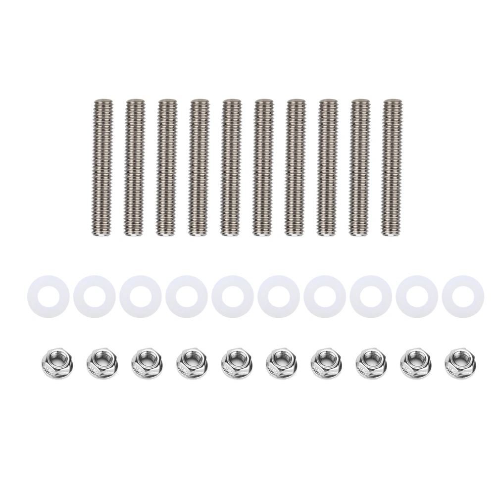 Intake Manifold Studs Bolt Kit Replacement for Acura B D H F B18 GSR SI Engine Series All Models