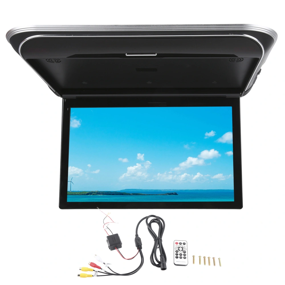 15.6in Car Roof Monitor for Bus Full Format Player MP5 1080P with USB HD Input Atmosphere Lighting