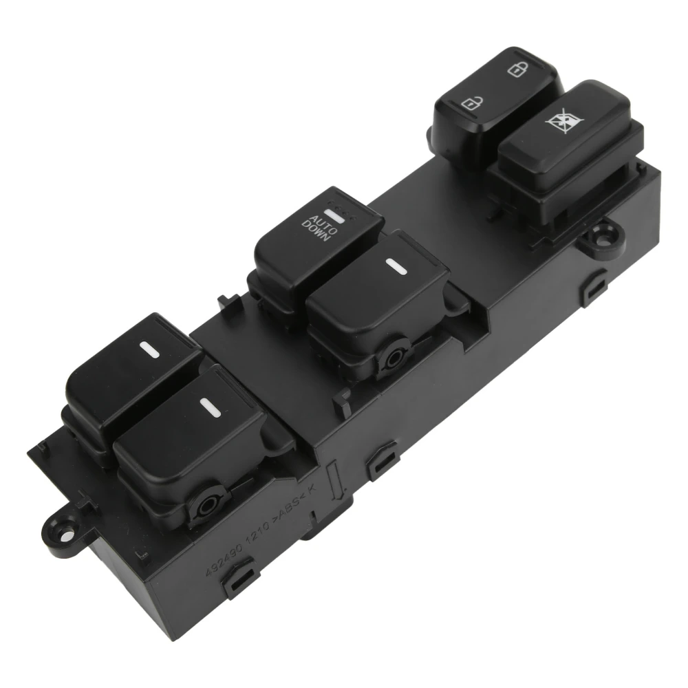 Window Lift Master Switch 93570‑2T000 ABS Metal Replacement for Kia Optima LHD 2011‑2013