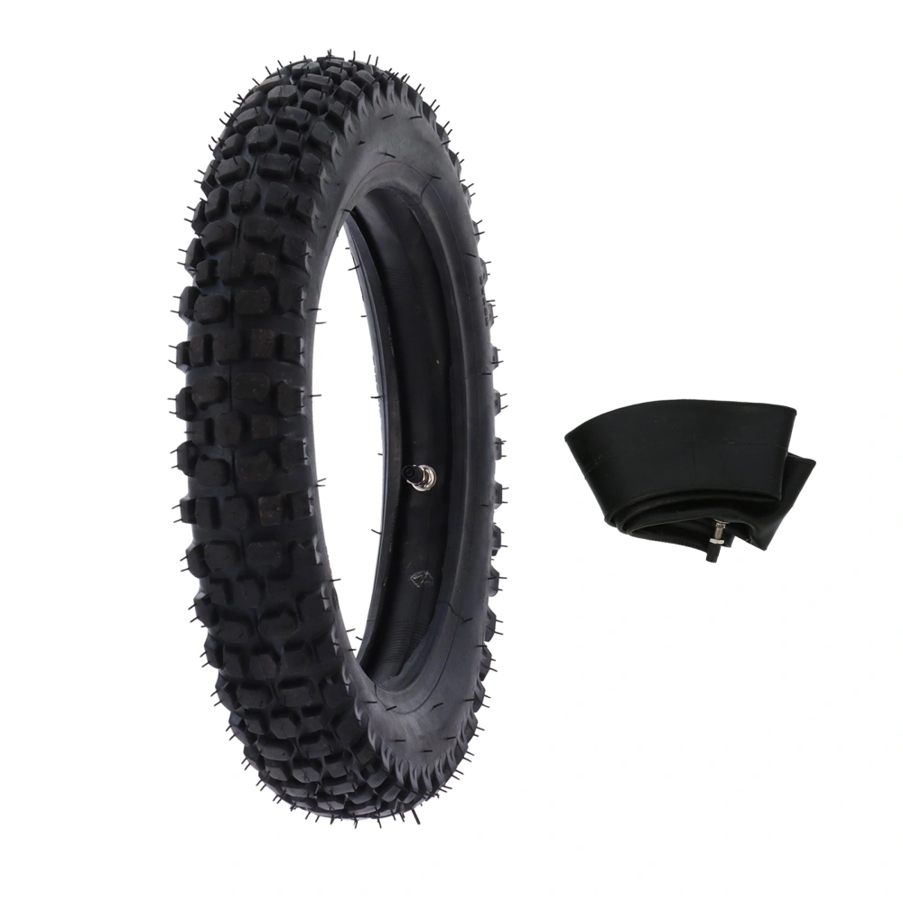 3.00‑12 (80/100‑12) Tire Inner Tube Combo Set for Knobby Pit Motocross Dirt Bike Off Road