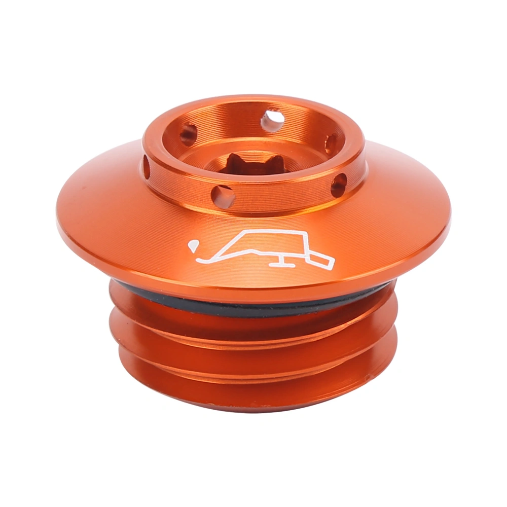 Motorcycle Engine Oil Filler Plug Outlet Gas Cap Fit for 1290 Super R Special Edition 2016Orange