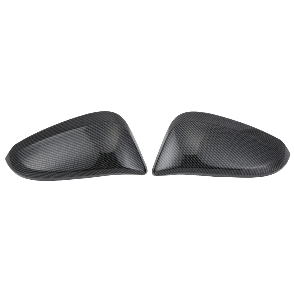 2pcs Rearview Mirror Cover Cap Carbon Fiber Style Fit for Hilux Revo Vigo/Fortuner/Highlander/RAV4/Innova