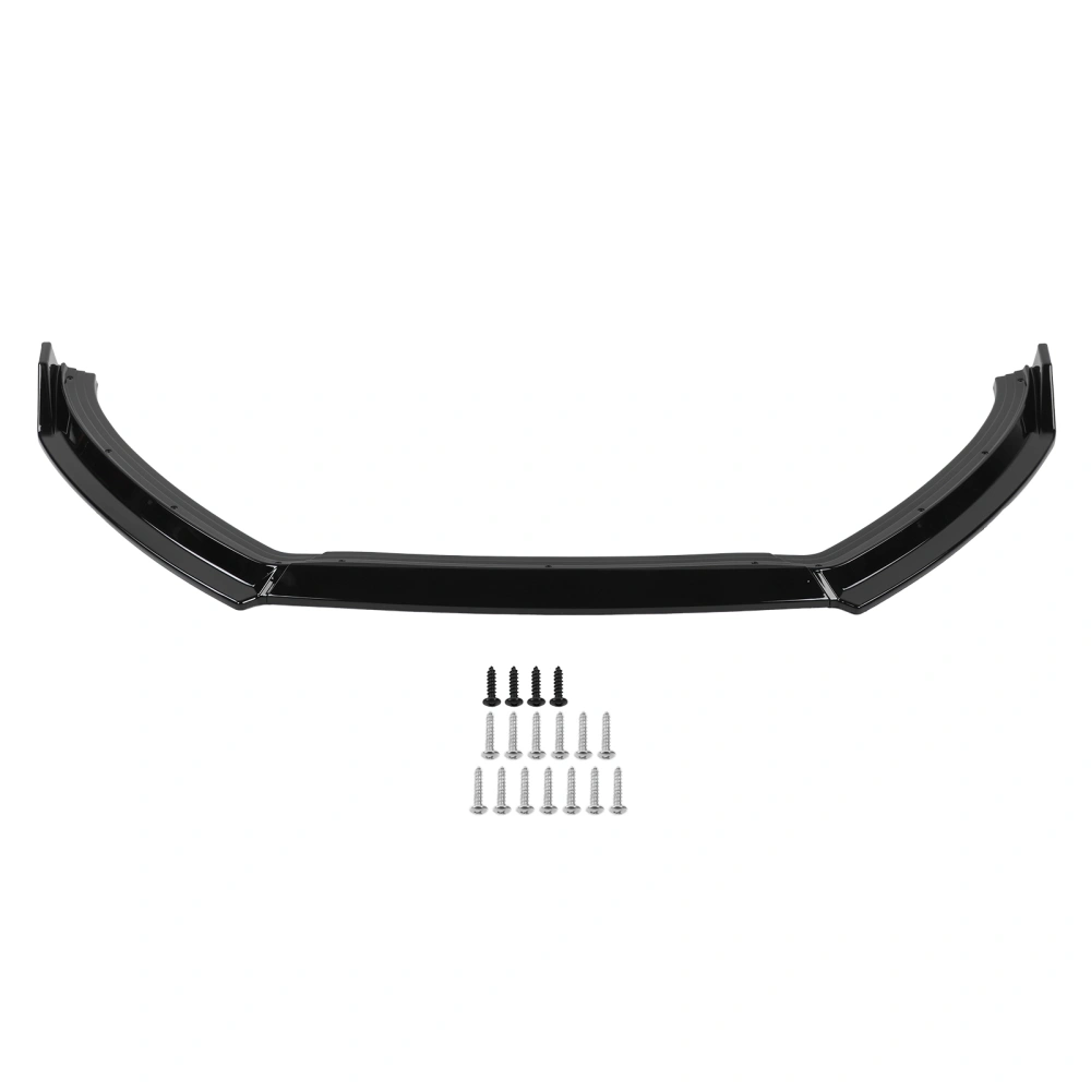 BuyWeek K·SEEK DESIGN 3Pcs Front Bumper Splitter Lip Fit for MK5 6R Standard PreFacelift 20092014(Glossy Black )