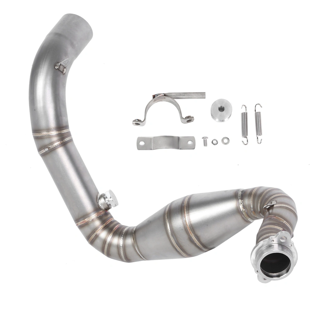 Motorcycle Exhaust Mid&#8209;Pipe 304 Stainless Steel Header Tube with Muffler Accessory Fit for G310R