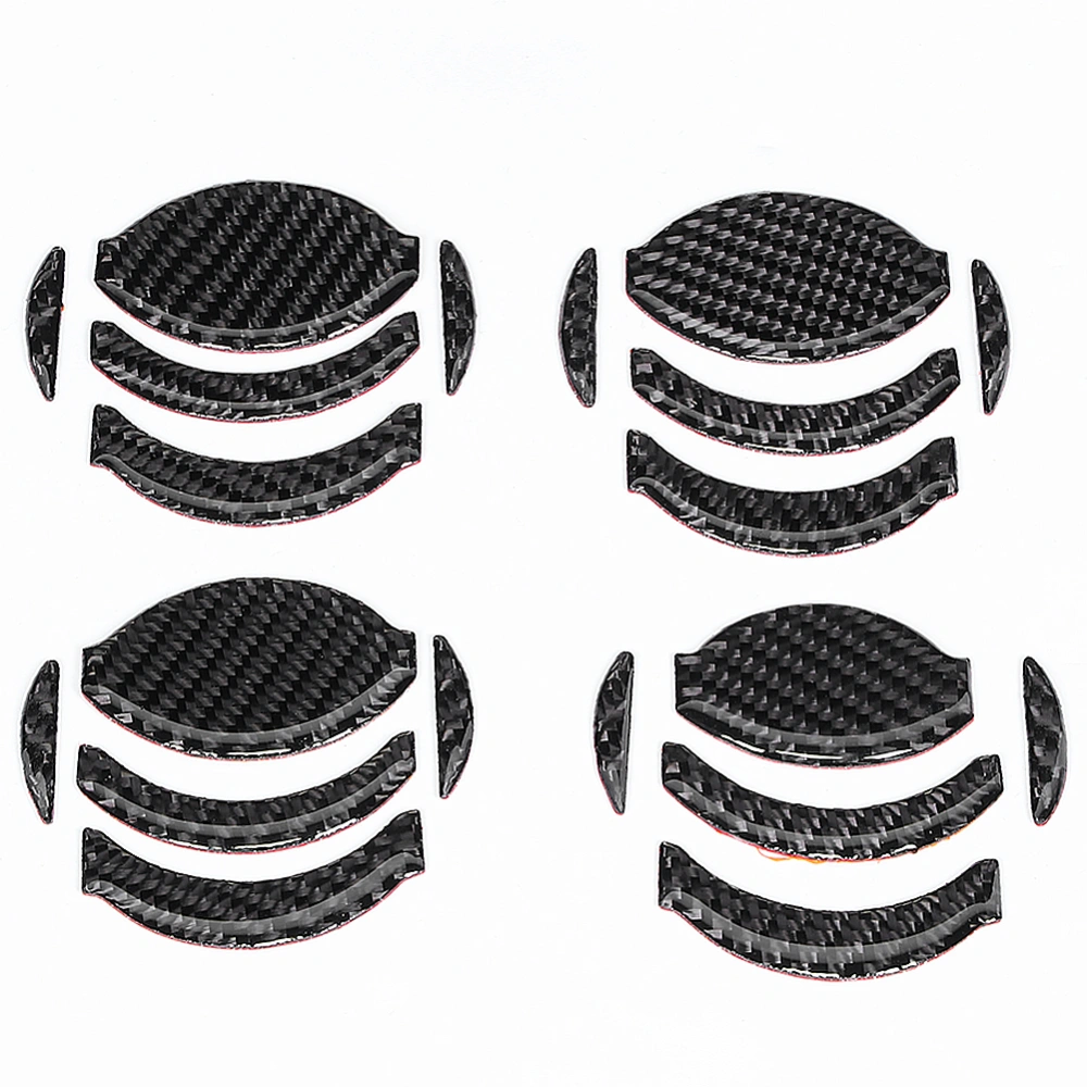 20pcs Central Air Outlet Trim Cover Kit Carbon Fiber Decoration Fit for Nissan GTR R35 08‑16