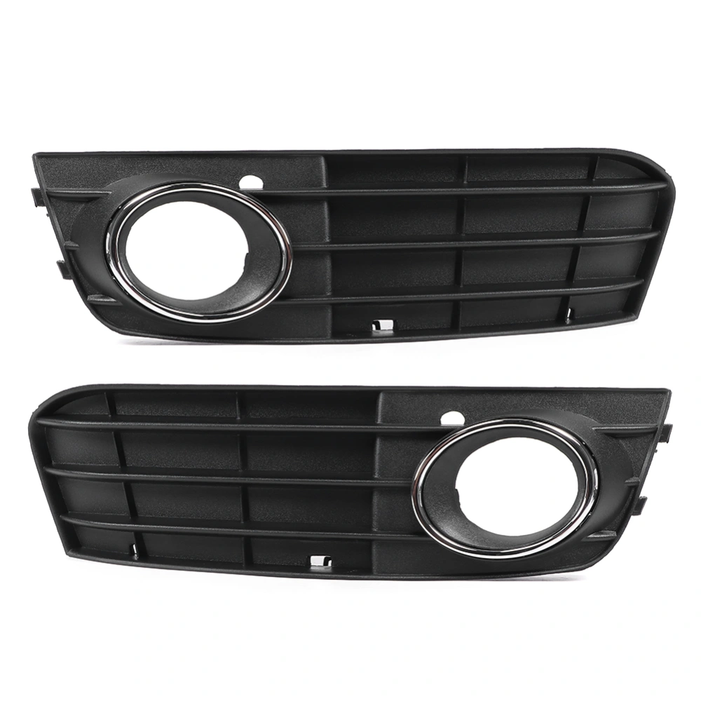 Pair of Fog Lamp Grill Left +Right Car Light Grille Cover 8KD807681 Fit for A4 B8 0912