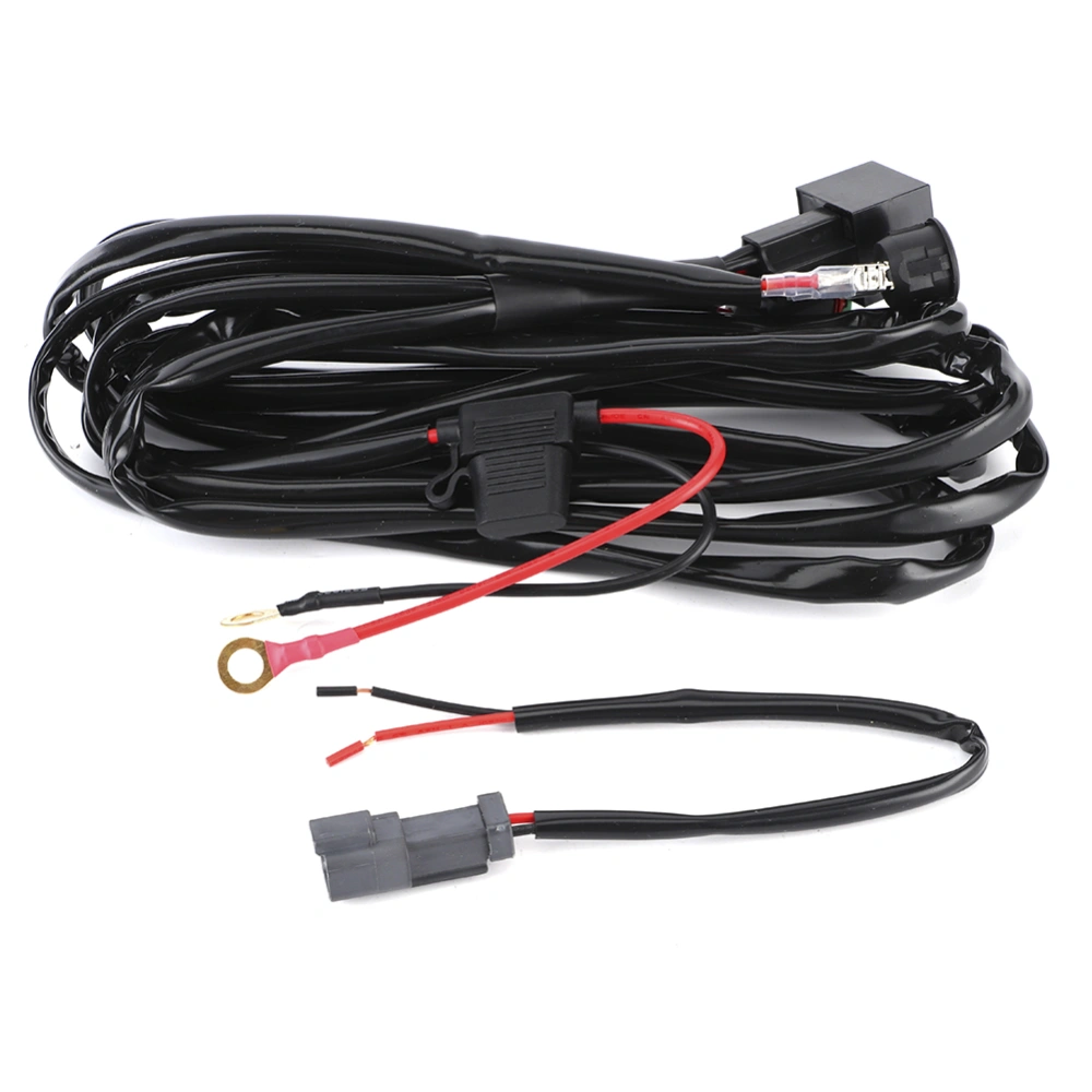 12V/40A Waterproof Car Wiring Harness for LED Work Light Bar Switch On/Off Control