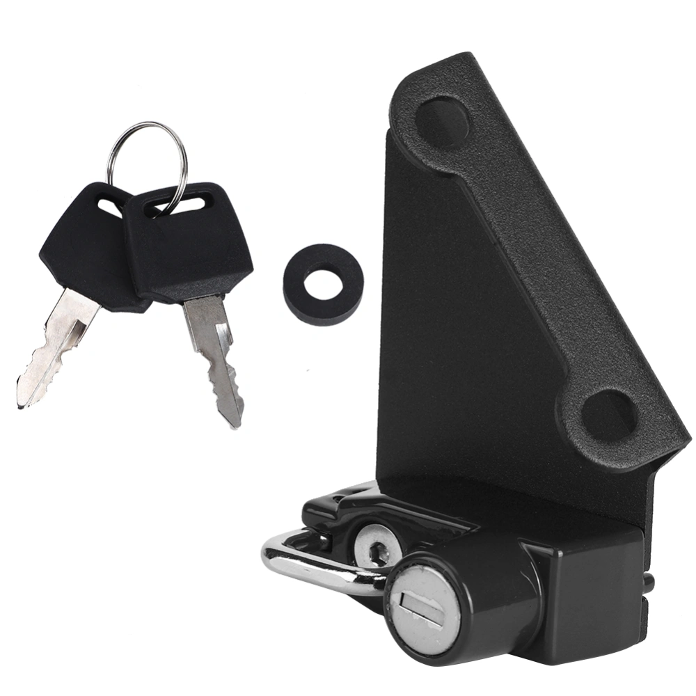 Motorcycle Anti Theft Helmet Lock Left Side Fits for Yamaha YZF R1m R1s R6(Black )