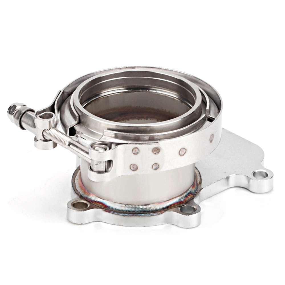 Stainless Steel for Holset WH1C HX35 HX35W Downpipe Turbo Flange to 3" V band Adaptor