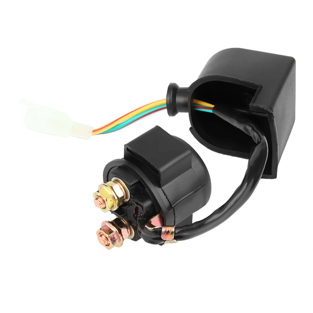 BuyWeek Motorcycle Igniter Ignition Coil Universal Relay Solenoid Fit for 110cc 125cc 140cc 200cc 250cc