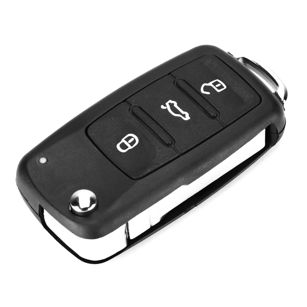 BuyWeek 3 Button Car Remote Flip Key Fob Case Protective Cover Shell Fit for MK6