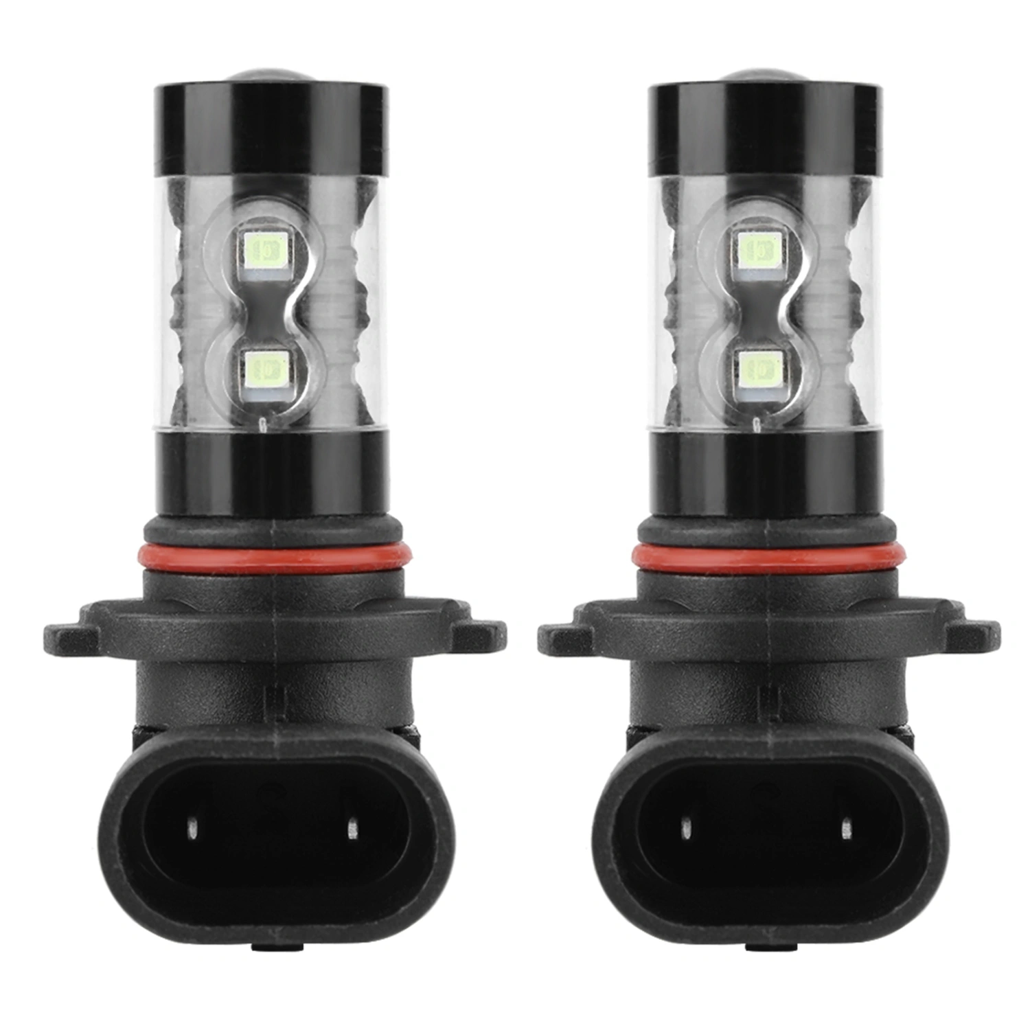 BuyWeek 2PC 9006 50W 10SMD Ice Blue LED Headlight Bulbs Kit Fog Light Car Driving Lamp
