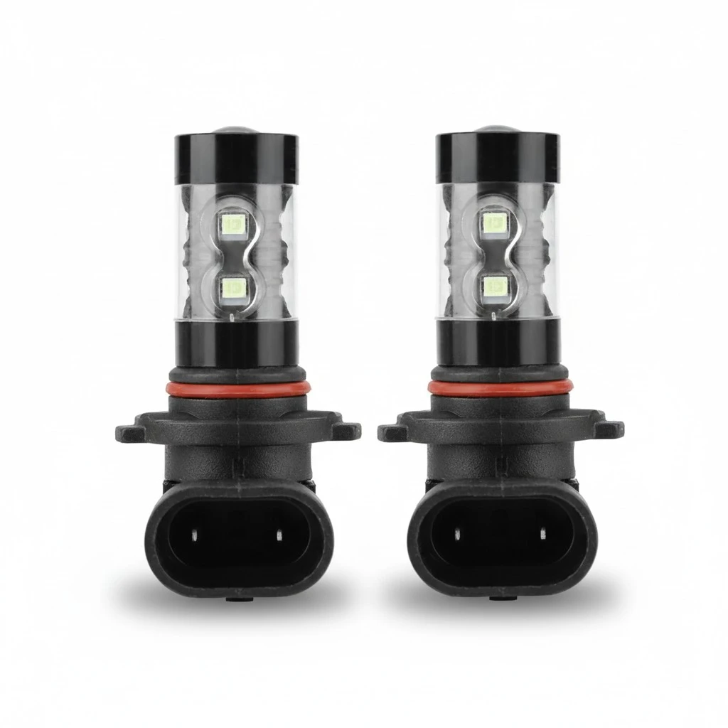 BuyWeek 2PC 9006 50W 10SMD Ice Blue LED Headlight Bulbs Kit Fog Light Car Driving Lamp